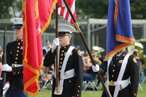 HHS JROTC at Groundbreaking