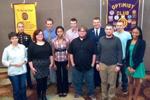 CTE Optimist Club Award Winners