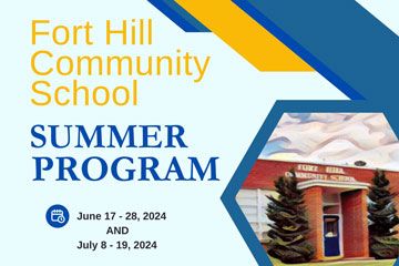 Fort Hill Community School Summer Program - June 17-28, 2024 & July 8-19, 2024